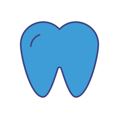 Tooth vector icon stock illustration