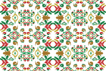 Blanket stripes seamless vector pattern. Background for Cinco de Mayo party decor or ethnic mexican fabric pattern