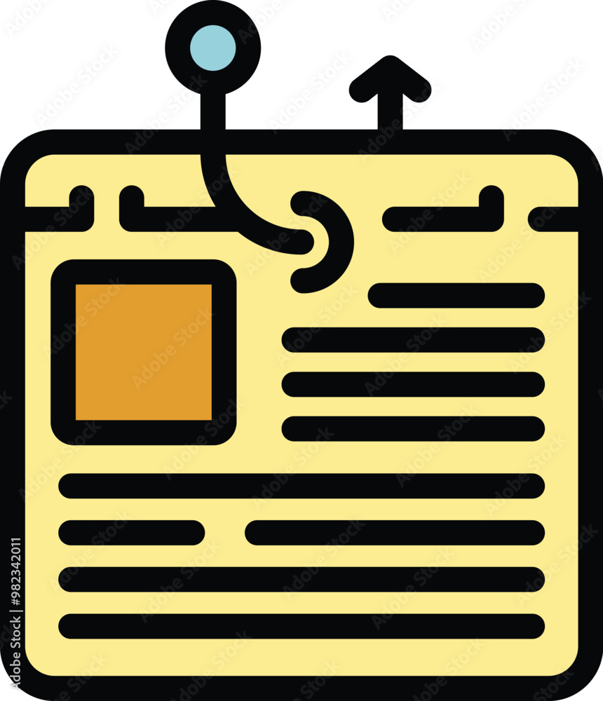 Poster website traffic growing up arrow cursor click seo optimization vector icon