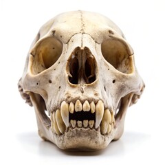 Obraz premium Close-up of Animal Skull with Sharp Teeth