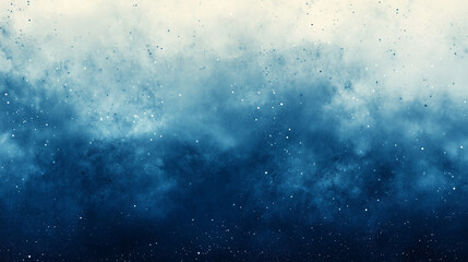 Obraz premium Blue and White Cosmic Nebula with Glowing Starfield Abstract Universe Background