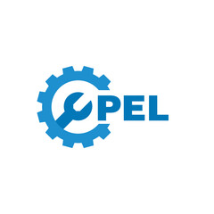 PEL letter logo design on white background. PEL logo. PEL creative initials letter Monogram logo icon concept. PEL letter design