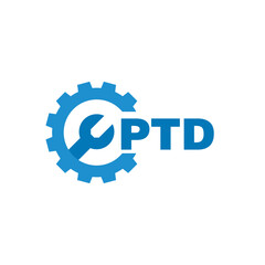 PTD letter logo design on white background. PTD logo. PTD creative initials letter Monogram logo icon concept. PTD letter design