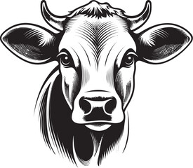 Cow in Minimalist Scandinavian Design