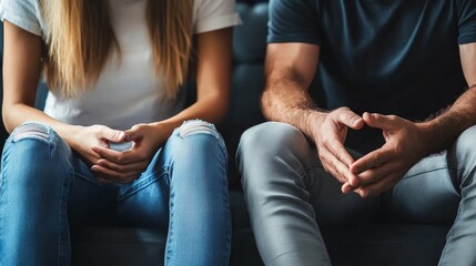 A therapist guiding a couple through conflict resolution exercises, representing relationship conflict resolution skills