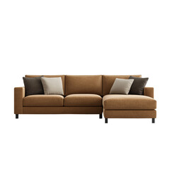 Modern Charm and Comfort: Elegant Sofa with Stylish Cushions for Every Living Space