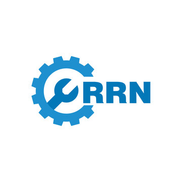 RRN letter logo design on white background. RRN logo. RRN creative initials letter Monogram logo icon concept. RRN letter design