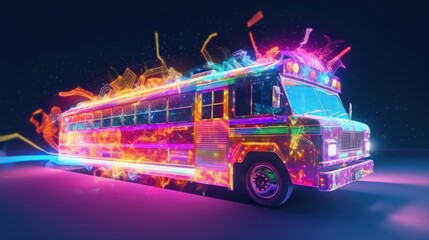 Neon Bus