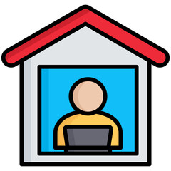Work From Home Icon