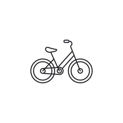 Fototapeta premium Bicycle icon. Bike symbol template for graphic and web design collection logo vector illustration