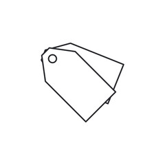 Tag icon. sale tag symbol template for graphic and web design collection logo vector illustration