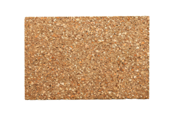 Cork board flat surface for crafting and organization displayed on a clean white background.