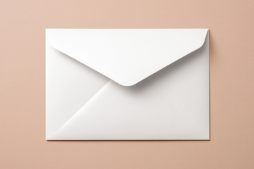 PNG envelope mockup, transparent design