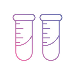 Test Tube vector icon stock illustration