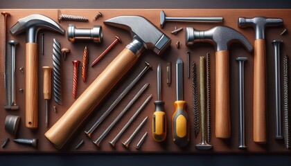Various construction and professional tools