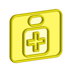 First aid kit icon template