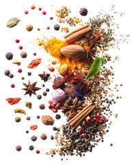 PNG Spices food ingredients photography.