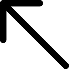 up left arrow
