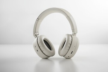Modern Wireless Headphone Mockup Isolated created with Generative AI