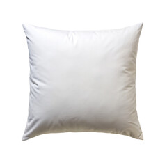 White pillow isolated on transparent background.