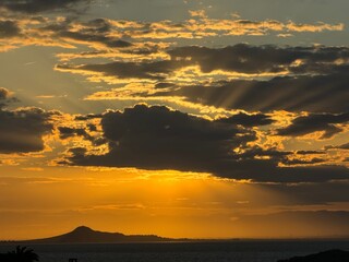 Cielo de atardecer