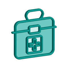 First aid kit icon template