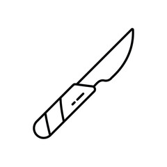 Scalpel vector icon stock illustration