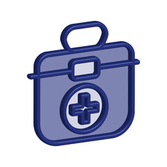 First aid kit icon template