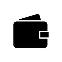 Isolated wallet with money