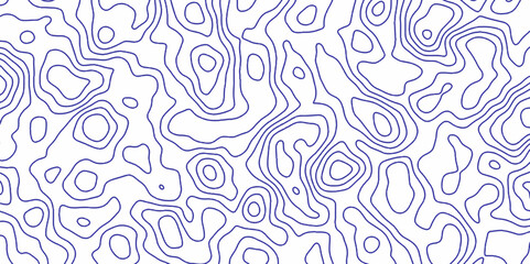 Fototapeta premium Topographic map in contour line light topographic topo contour map and ocean topographic line map. Natural printing illustrations of maps.