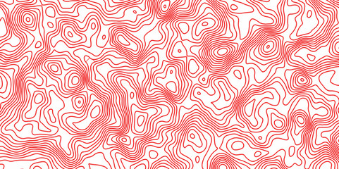 Fototapeta premium Topographic map in contour line light topographic topo contour map and ocean topographic line map. Natural printing illustrations of maps.