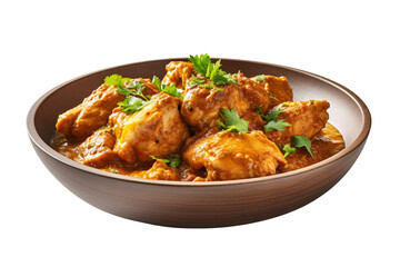 Fototapeta premium Chicken curry on a plate
