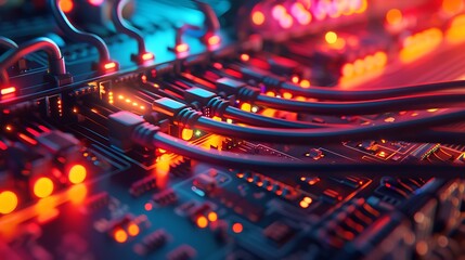 Digital Abstract IT Futuristic Modern network,pattern ,circuit,global etc. Technology Bacground AI