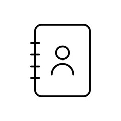 Contact book icon