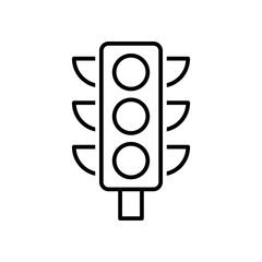 Outline traffic light