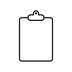 Isolated clipboard icon