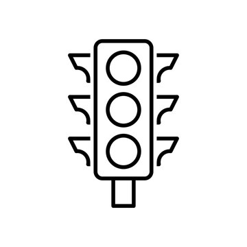 recommend clip art: Classic traffic light icon