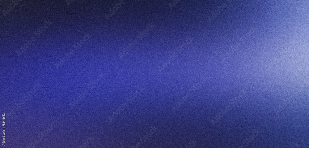 Poster background featuring a grainy blue gradient creating a smooth transition effect
