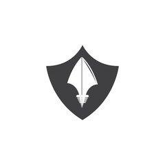 Fototapeta premium Spear vector illustration icon symbol