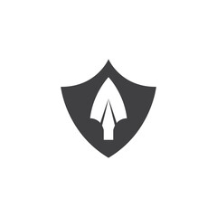 Fototapeta premium Spear vector illustration icon symbol