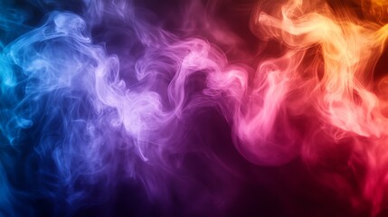 Fototapeta premium Abstract colorful smoke effect.