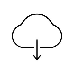 Download cloud icon