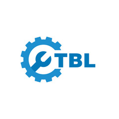 TBL letter logo design on white background. TBL logo. TBL creative initials letter Monogram logo icon concept. TBL letter design