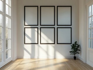 Contemporary Art Prints on Wall