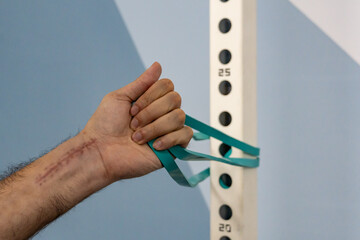 recovery of a hand injuried