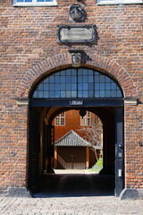 entrance to an old house