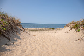 Pathway to Duck Harbor Beach October 12 2024