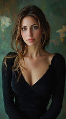 Fototapeta premium Portrait of a beautiful young woman