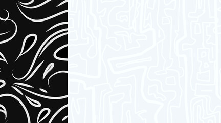 black and white seamless pattern