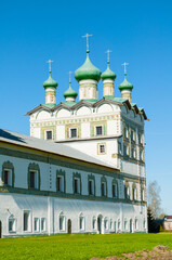 Veliky Novgorod, Russia. Church of St John the Evangelist with the refectory church of the Ascension